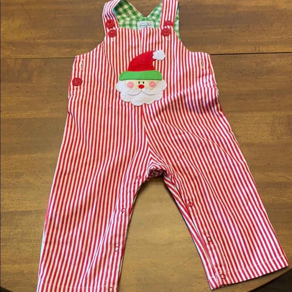 MudPie 2t/3t Santa Bibs